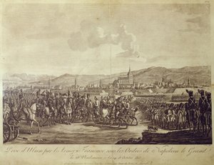 De capitulatie van Ulm in oktober 1805 door French School
